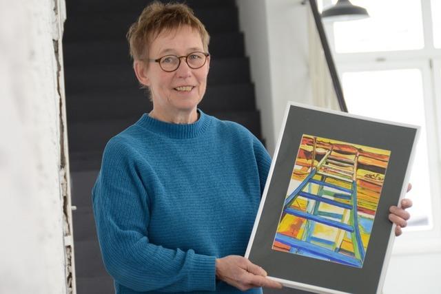 Anne Prince aus St. Peter will Gutes tun - und malt deshalb Bilder fr die Ukraine-Hilfe