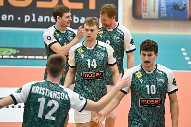 Freiburger Volleyballer im Pokal chancenlos gegen brenstarken VfB Friedrichshafen
