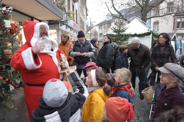Jrgen Clever aus Hausach ist seit 20 Jahren als Weihnachtsmann in Lahr unterwegs
