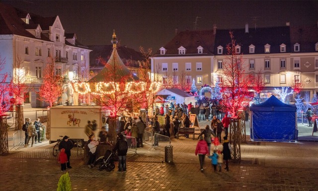 Der Hninger Weihnachtsmarkt  | Foto: Patrick Bogner