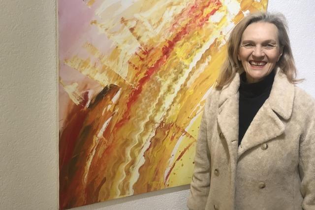 Sigrun Schaumburg aus Hfingen stellt im Artrathaus Grwihl ihre Werke aus