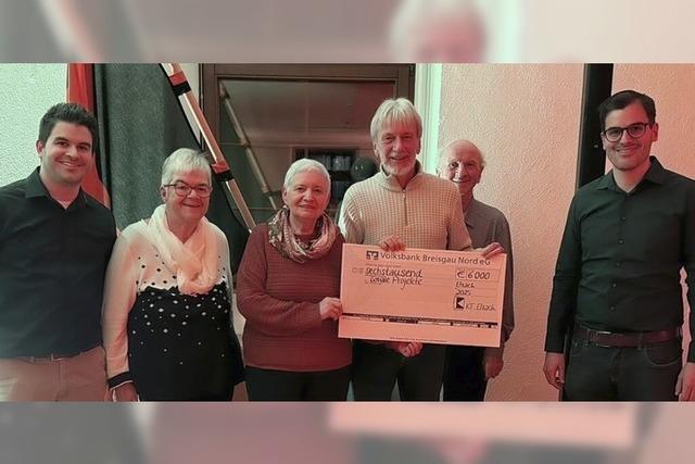 6000 Euro fr soziale Projekte