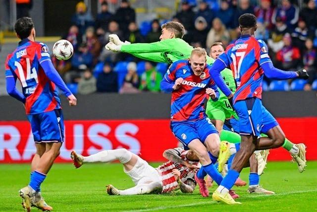 Der SC Freiburg feiert einen Teilerfolg in Pilsen