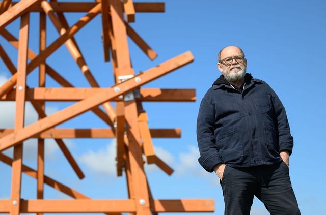 "Purple Path"-Kurator Alexander Ochs s...5 in der Region erhalten. (Archivbild)  | Foto: Hendrik Schmidt/dpa