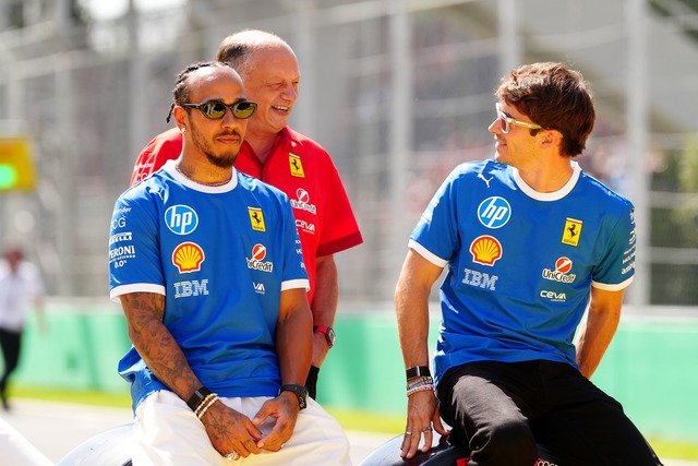 Von sonnigen Zeiten kann bei Ferrari kaum die Rede sein.  | Foto: David Davies/PA Wire/dpa