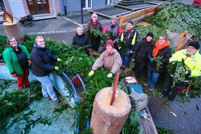 Kandern hat einen Adventskranz mit fnf Metern Durchmesser