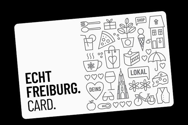 Digital und trotzdem stark fr den Han... Echt Freiburg Card mit passender App.  | Foto: Echt Freiburg