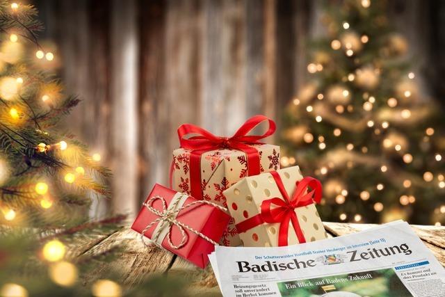 Die Badische Zeitung startet Spendenaktion "Weihnachtsfreude fr alle" im sdlichen Breisgau