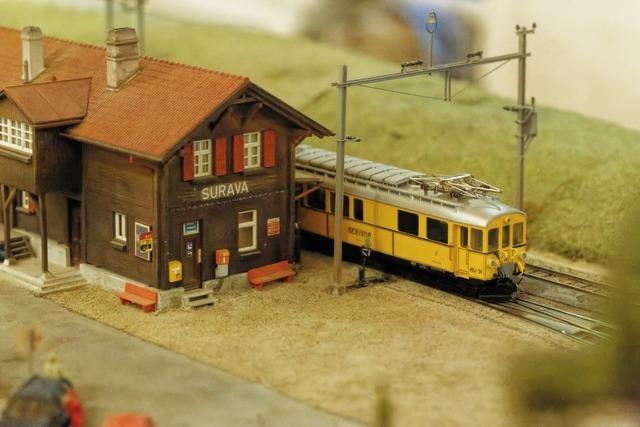 In Kenzingen locken am Wochenende vielfltige Modellbahnen kleine und groe Eisenbahnfans