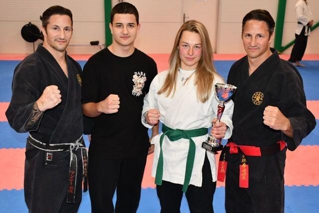 Chiara Knrndel vom Turnerbund Wyhlen ist Schweizerische Meisterin im Kampfsport