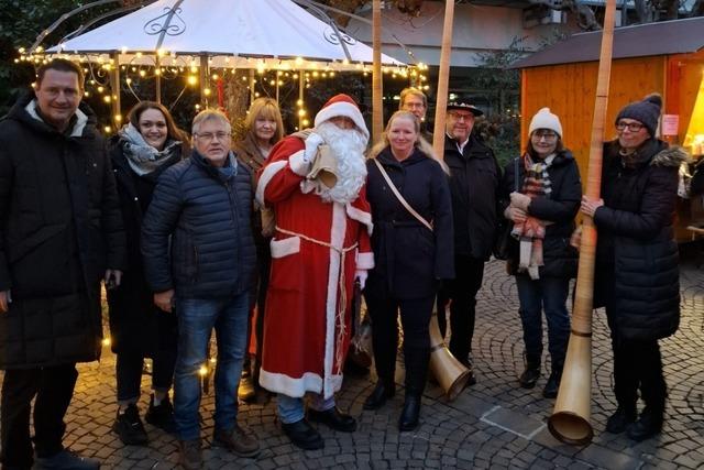 Rheinfelder Weihnachtsmarkt startet mit Alphornklngen