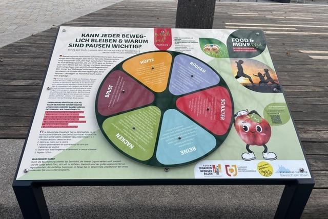 Dehnbungen am Breisacher Marktplatz sind wie Lften fr die Hirnzellen