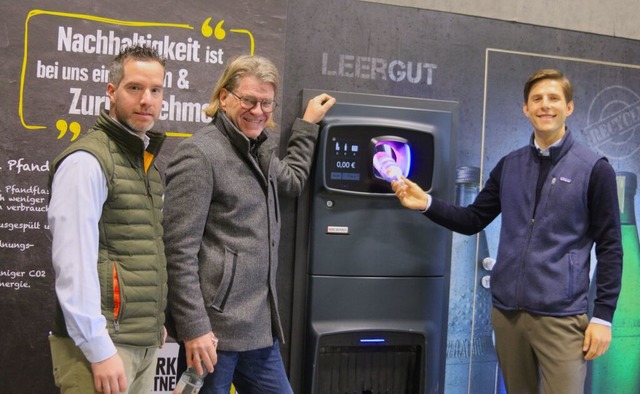 Pfandaktion bei Edeka Kohler in Lahr z...d Max Kohler aus der Geschftsfhrung.  | Foto: Heidi Fssel 