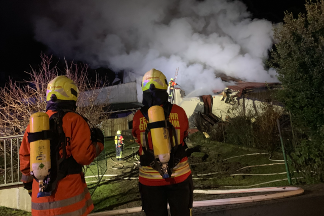 Schon wieder brennt es beim Weingut Hess in Gottenheim