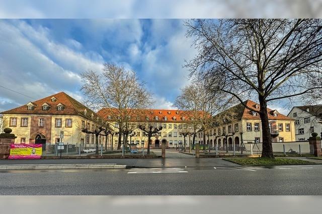 Das alte Scheffel-Gymnasium  in Lahr hie erst anders