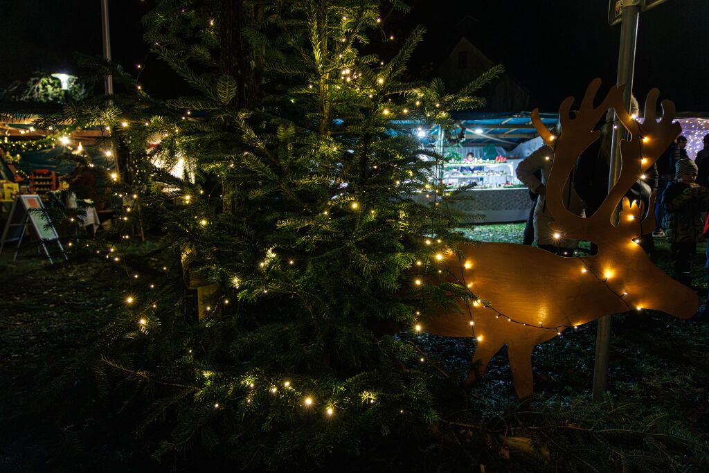 Mrchenhaft zaubervolle Stimmung herrschte beim Weihnachtsmarkt in Kirchzarten.