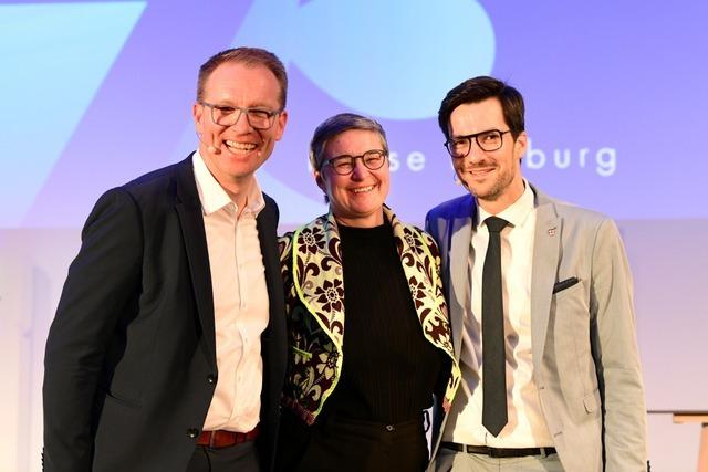 Beim Jubilum der Freiburger Messe gibt es viel Eigenlob – und den Abschied der Geschftsfhrerin