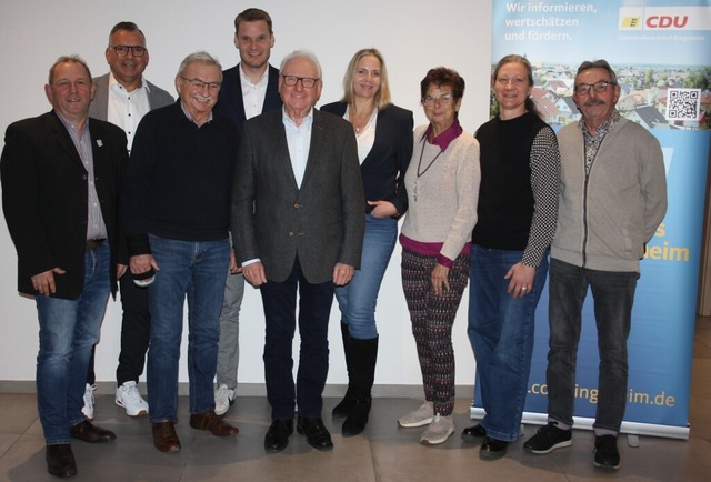 Der neue Vorstand der CDU Ringsheim zusammen mit MdB Yannick Bury  | Foto: CDU Ringsheim