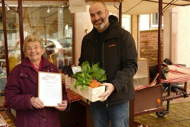 Die gute Seele des Seelbacher Bauernmarkts Elisabeth Edte hrt auf