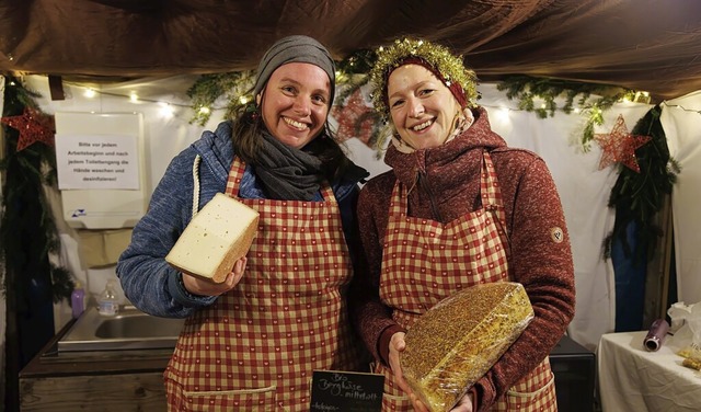Fr Feinschmecker war auf dem Weihnachtserlebnis einiges geboten.  | Foto: Hubert Gemmert