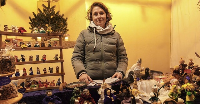 Wer noch Weihnachtsfiguren braucht, hatte in Kirchzarten groe Auswahl.  | Foto: Hubert Gemmert