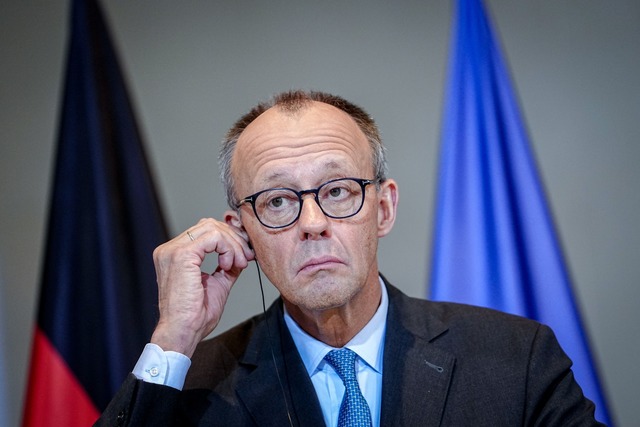 Der Regierungssprecher sieht nur eine ...schen Merz und Stromberg. (Archivbild)  | Foto: Kay Nietfeld/dpa