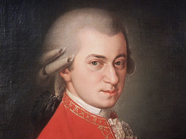 Undatierte Aufnahme eines Portr&auml;t...adeus Mozart (1756-1791). (Archivbild)  | Foto: Andy Bernhaut/dpa