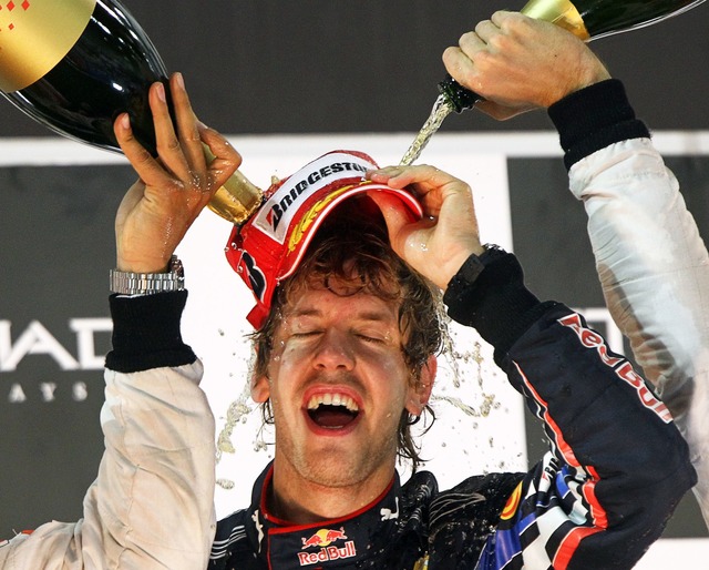 Vor 15 Jahren holte Vettel im Finale v...i sensationell den Titel. (Archivbild)  | Foto: picture alliance / dpa