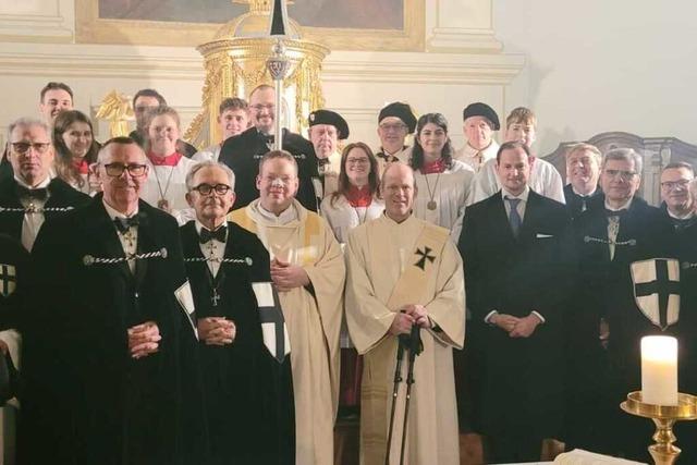 Deutscher Orden feiert auf Schloss Beuggen in Rheinfelden zu Ehren der Heiligen Elisabeth