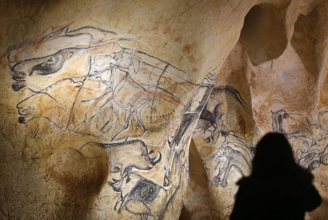 ber Hhlenmalerei haben bereits Stein...iration fr einen Jugendkunstworkshop.  | Foto: Guillaume Horcajuelo