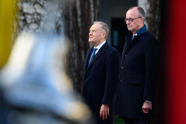 Tusk setzt Merz bei Entschädigung unter Druck