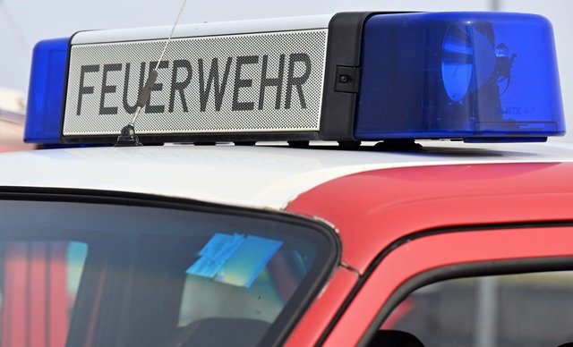 Die Feuerwehr r&uuml;ckte mit elf Fahrzeugen zu dem Brand aus. (Symbolbild)  | Foto: Martin Schutt/dpa-Zentralbild/dpa