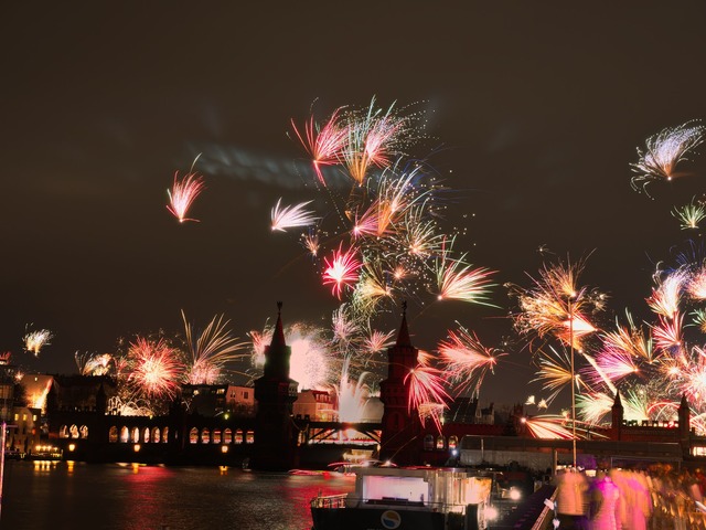 Das B&uuml;ndnis #b&ouml;llerciao setz...s Feuerwerk an Silvester? (Symbolfoto)  | Foto: Paul Zinken/dpa