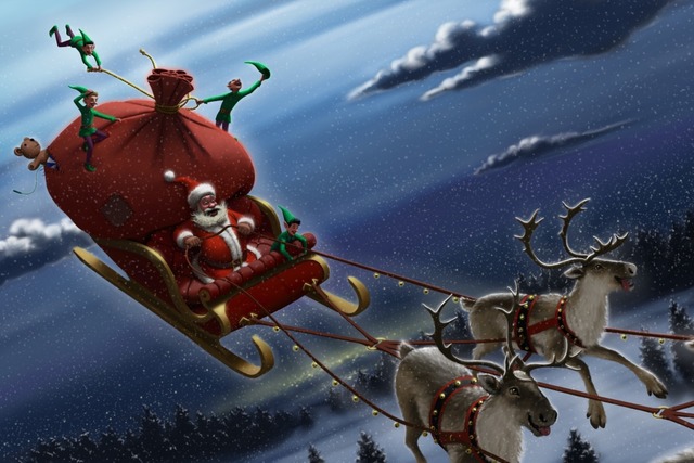 In der festlich geschmckten Innenstad...lder mit dem Weihnachtsmann zu machen.  | Foto: Aidar - stock.adobe.com (Symbolbild)