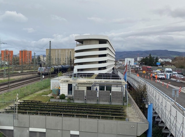 Ob und wann das Roche Parkhaus in Base... werden soll, wird derzeit diskutiert.  | Foto: Michael Baas
