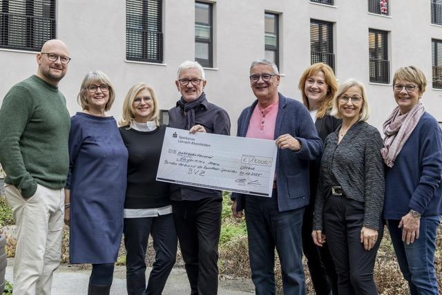 Zweithaarspezialisten spenden 18.000 Euro fr Umbau des Lrracher Hospizes