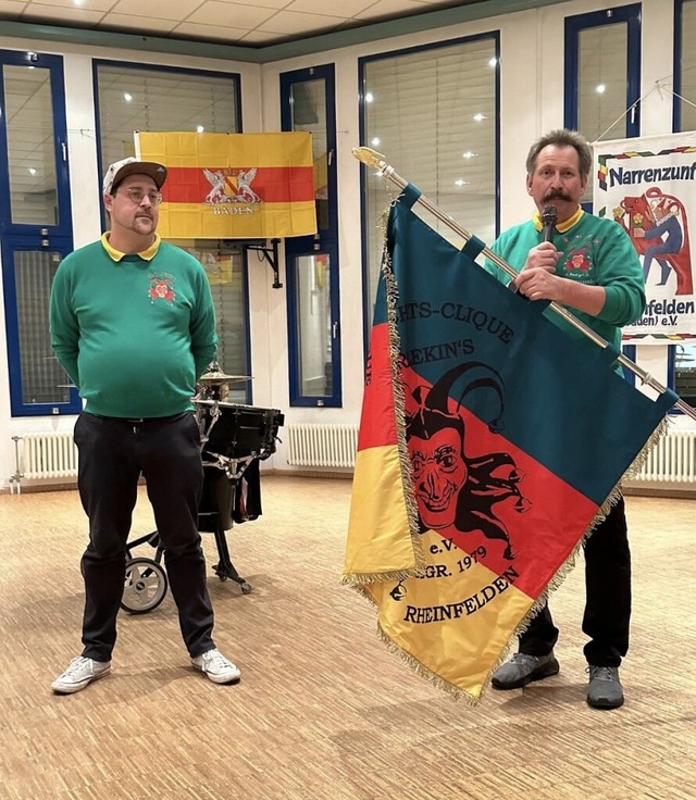 Rdiger Holdorf (rechts) bei der bergabe an Nachfolger Kevin Jugg  | Foto: Harlekins Rheinfelden