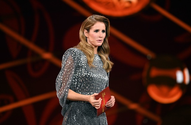 Mareille H&ouml;ppner moderiert die Veranstaltung. (Archivbild)  | Foto: Hendrik Schmidt/dpa-Zentralbild/dpa