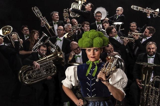 Die Black Forest Brass Band gibt ein Konzert in der Kirche St. Bartholomus in Ettenheim
