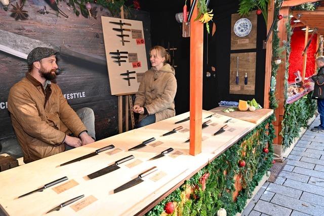 Ein Messerstand auf dem Weihnachtsmarkt? Warum das in Freiburg sein kann