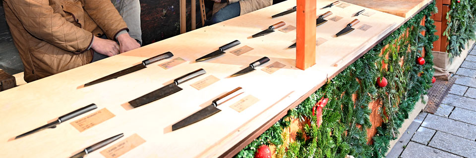Messerstand trotz Messerverbots: Warum das auf dem Weihnachtsmarkt sein kann