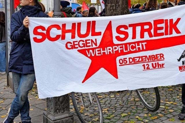 Schulstreiks gegen Wehrpflicht