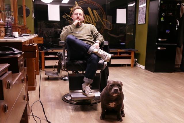 Grenzacher Caf Tortos wird zum Barber-Shop