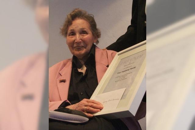 Vortrag zu Ingeborg Hecht in Staufen: "Mir ist wichtig, dass man Menschen und Ereignisse in Erinnerung ruft"