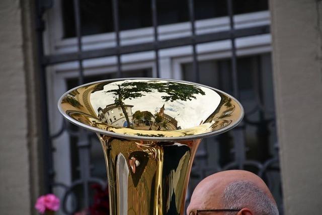 Blasmusiker ernten viel Lob bei ihren Auftritten