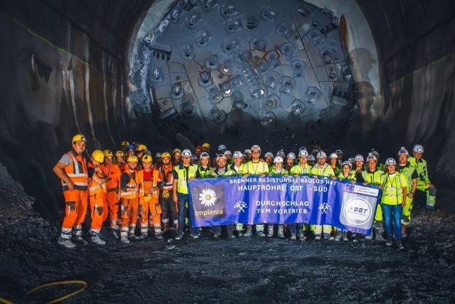 Herrenknecht-Maschinen aus Schwanau bohren sich fast 100 Kilometer durch die Alpen