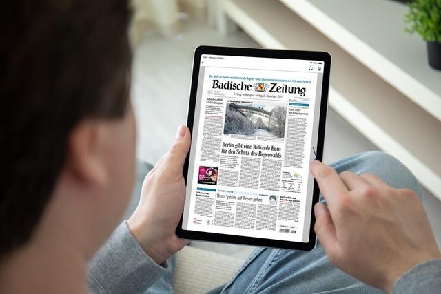 Die digitale Zeitung kann alles – auer Rascheln