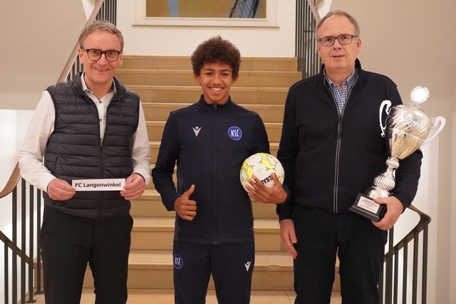 Lahrs Oberbrgermeister Markus Ibert (... Lahrer Jugend-Stadtmeisterschaft vor.  | Foto: Stadt Lahr