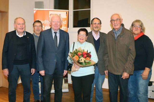 CDU Ettenheim ehrt langjhrige Mitglieder