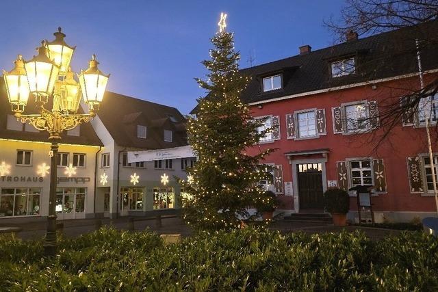 Weil erstrahlt weihnachtlich